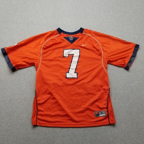 Nike‎ Team Jersey Youth Large Boys Orange Short Sleeve - Picture 1 of 13